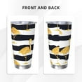 thumbnail image 3 of KLL Gold Flamingo Print 40oz Stainless Steel Insulated Car Cup with Spillproof Lid - Keep Your Drink Hot or Cold on the Go-Straw Three-piece Set, 3 of 8