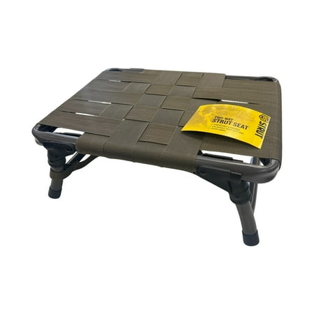 HS Strut Seat with Folding Legs & 2 Nylon Webbed Seat | Durable Compact Portable Easy to Carry Collapsible Turkey Hunting Chair