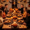 thumbnail image 5 of Halloween Placemats Spider Web Design Set, 11.8 Inch Hollow Out Non Table Placemats for Dining Table and Home Party, Gothic Halloween Table Decor for Indoor Use, Seasonal Decor, 5 of 6