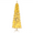 White(Pre-lit), variant on 7.5ft White Pencil Christmas Tree, Artificial Slim Christmas Tree with 1000 Branch Tips and Metal Stand, White Xmas Trees for Indoor Outdoor Home Holiday Decoration