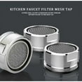 thumbnail image 2 of 3 Pcs Aerator Faucet, 24mm Aerator Filter Faucet Accessories Water Saving with Gasket for Kitchen Bathroom, 2 of 5