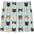thumbnail image 4 of NICKSUN Shorts de Pyjama Amusants pour Hommes, Bas de Pyjama Doux avec Poches, Visage de Chat Flocon de Neige, L, 4 of 6