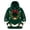 Turquoise, variant on Christmas Pet Carrier Hoodie Unisex Kangaroo Pouch Sweatshirt with Zipper, Warm Oversized Cat Dog Holiday Pullover