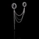 thumbnail image 2 of 3 Piezas de Música Símbolo de Cristal Mujeres Hombres Cadena Broche Pin Ramillete Regalos Yuyangstore Hombres Mujeres Broche Pin, 2 of 8