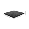 thumbnail image 2 of OUNONA 4Pcs Wall Mounted Black Metal Pegboard Panel Organizer Heavy Duty Tool Storage Rack for Home, 2 of 8