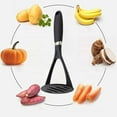 thumbnail image 6 of 1 Pcs Potato Masher,Light Potato Masher,Potatoes Masher,Nonstick Bean Smasher Food Masher With Thick Nylon Blade And Rubber Wrapped Comfortable Handle, For Potato, Vegetable, Fruits,Avocado, 6 of 7