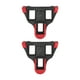 thumbnail image 5 of TB-011 Calas universales para bicicleta de carretera Juego de calas para pedales de ciclismo autoblocantes flotantes de 6 gradosNegro Rojo, 5 of 10