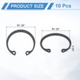 thumbnail image 2 of 10 Pack 1-1/4" Internal Retaining Ring Circlip, Internal Circlip Snap Rings, 2 of 6