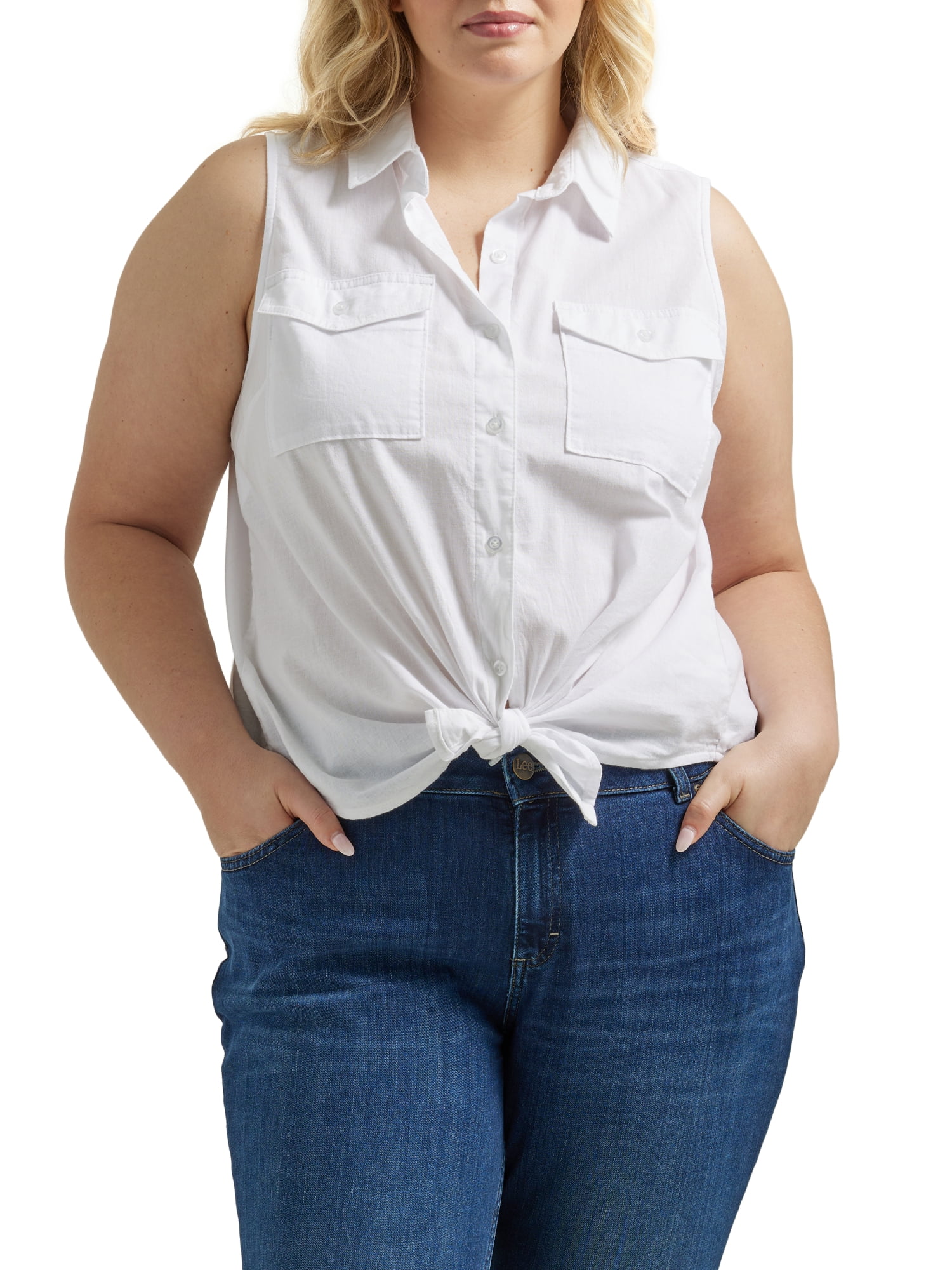 Lee® Women's Plus All Purpose Sleeveless Shirt