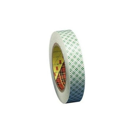 3M COMMERCIAL OFC SUP DIV Double-Coated Tape, 3 Core, 1x36 Yards, Off-White