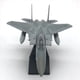 thumbnail image 4 of 3X Aviones Fundidos A PresióN A Escala 1/100 F15 Eagle Modelo de Aviones de la Marina para la ColeccióN de Regalo DecoracióN de la Sala de Estar del Hogar, 4 of 5