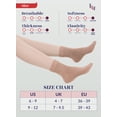 thumbnail image 7 of Hugh Ugoli Women's Bamboo Loose Fit Diabetic Crew Socks, Seamless Toe & Non-Binding Top for Swollen Feet, Soft, Extra Wide and Stretchy, 3 Pairs, Milk Coffee, Shoe Size: 10-12, 7 of 7