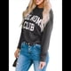 thumbnail image 3 of Camisetas Geniales para Mamá para Mujer, Sudadera de Larga con Estampado de Letras de Otoño para Mamá, Suéter Informal de Cuello Redondo Gris L, 3 of 7