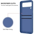 thumbnail image 3 of for Samsung Galaxy Z Flip 3 5G Case, Galaxy Z Flip 3 5G Cover 6.7'', Liquid Silicone Soft Gel Rubber Bumper Anti-Scratch Protective Case with Ring for Galaxy Z Flip3 5G 2021, Navy Blue., 3 of 16