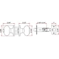 thumbnail image 3 of Satin Nickel Egg Keyed Entry Door Knob, Left and Right Hand, ANSI Grade 3, Fits 1-3/8 in. to 1-3/4 in. Doors, 3 of 13