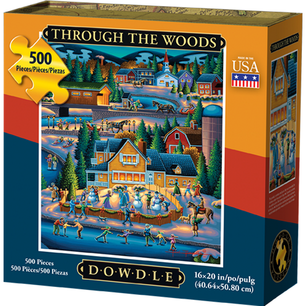 Dowdle Jigsaw Puzzle Through the Woods 500 Piece