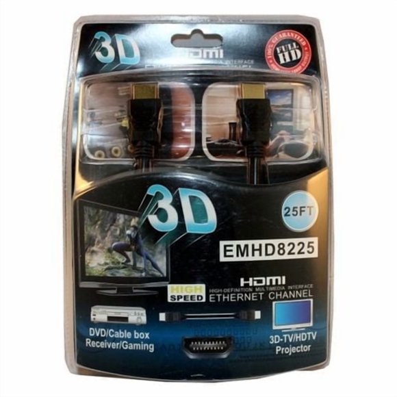 Câble HDMI ElectronicMaster de 25 pi