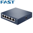 thumbnail image 1 of Conmutador Ethernet, Gigabit 5 puertos RJ45 metálicos 10/100/1000 Mbps, ideal para extender la red cableada para PYMES y oficinas en el hogar Adepaton YQ-0964, 1 of 6