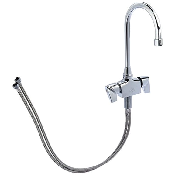 Just JGN-750 Two Handle Bar & Pantry Faucet, Polished Chrome