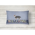 thumbnail image 2 of Carolines Treasures Sheltie/Shetland Sheepdog Welcome Canvas Fabric Decorative Pillow 12H x16W multicolor, 2 of 3