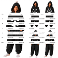 thumbnail image 3 of 2026 Halloween Pumpkin Onesie BWASD Unisex Adult Loose Fit Soft Furry Hooded Onesiet Pajamas Zip Plush Thick Warm Sleepwear for Halloween Party Night and Gift ,XXL, 3 of 6