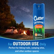Cutter Backwoods Insect Repellent 2-Pack Aerosol, 6 Ounces