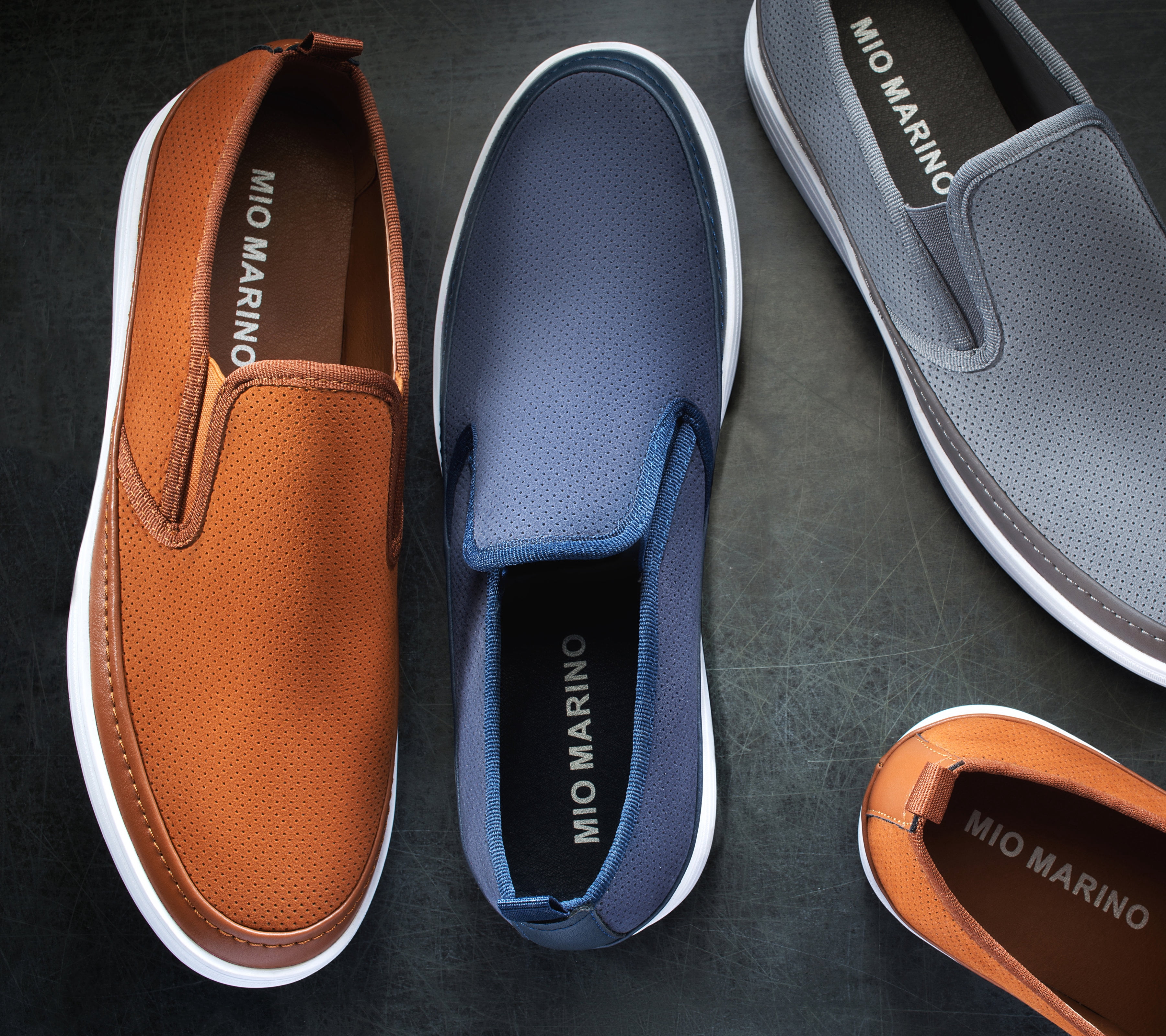 Mio Marino Men’s Urbane Suede Slip On Shoes