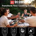 thumbnail image 2 of DI ORO Silicone Turner Spatula Set - 6 Piece, Black, 2 of 8