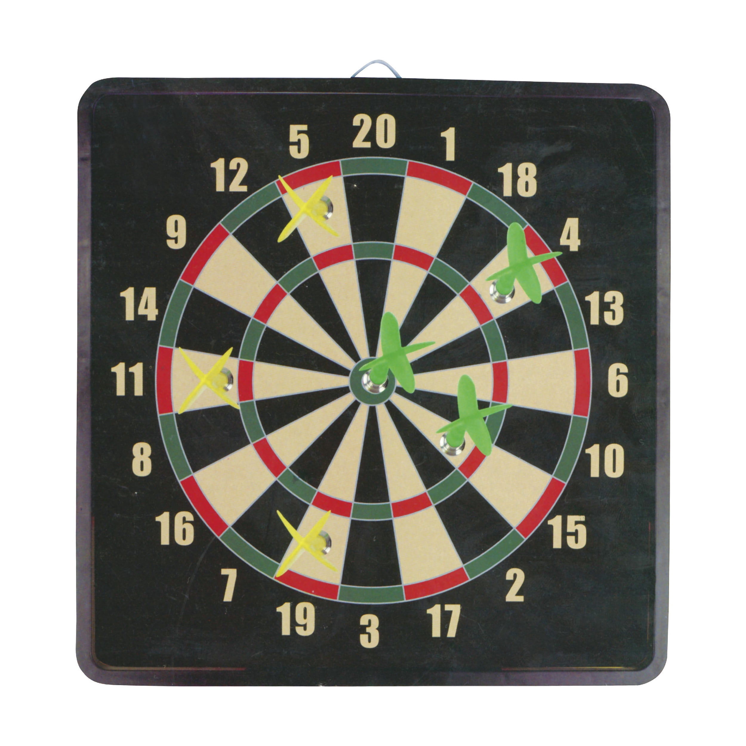 Areyougame.Com 2-in-1 Reversible Magnetic Dartboard Target Toss Games