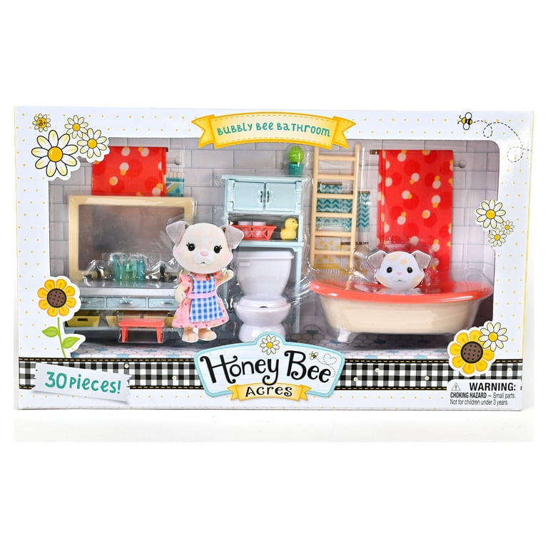 Honey Bee Acres Bubbly Bee Bathroom Décor, 30 Pieces photo 2