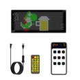 thumbnail image 1 of LED Matrix Panel Portable BT Flexible Display Full-Color In-Car Advertising Screen APP Control IP65 Waterproof, 1 of 8