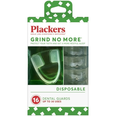 Plackers Grind No More Dental Night Guard for Teeth Grinding, 16 (Best Otc Night Guard)