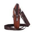 thumbnail image 2 of Bolsa cruzados de cuero de vaca Paquete de cintura masculino con múltiples bolsillos Suave para deportes al aire libre Ndcxsfigh Para Estrenar, 2 of 9