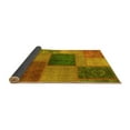 thumbnail image 2 of Ahgly Company Indoor Square Patchwork Yellow Transitional Area Rugs, 4' Square, 2 of 4