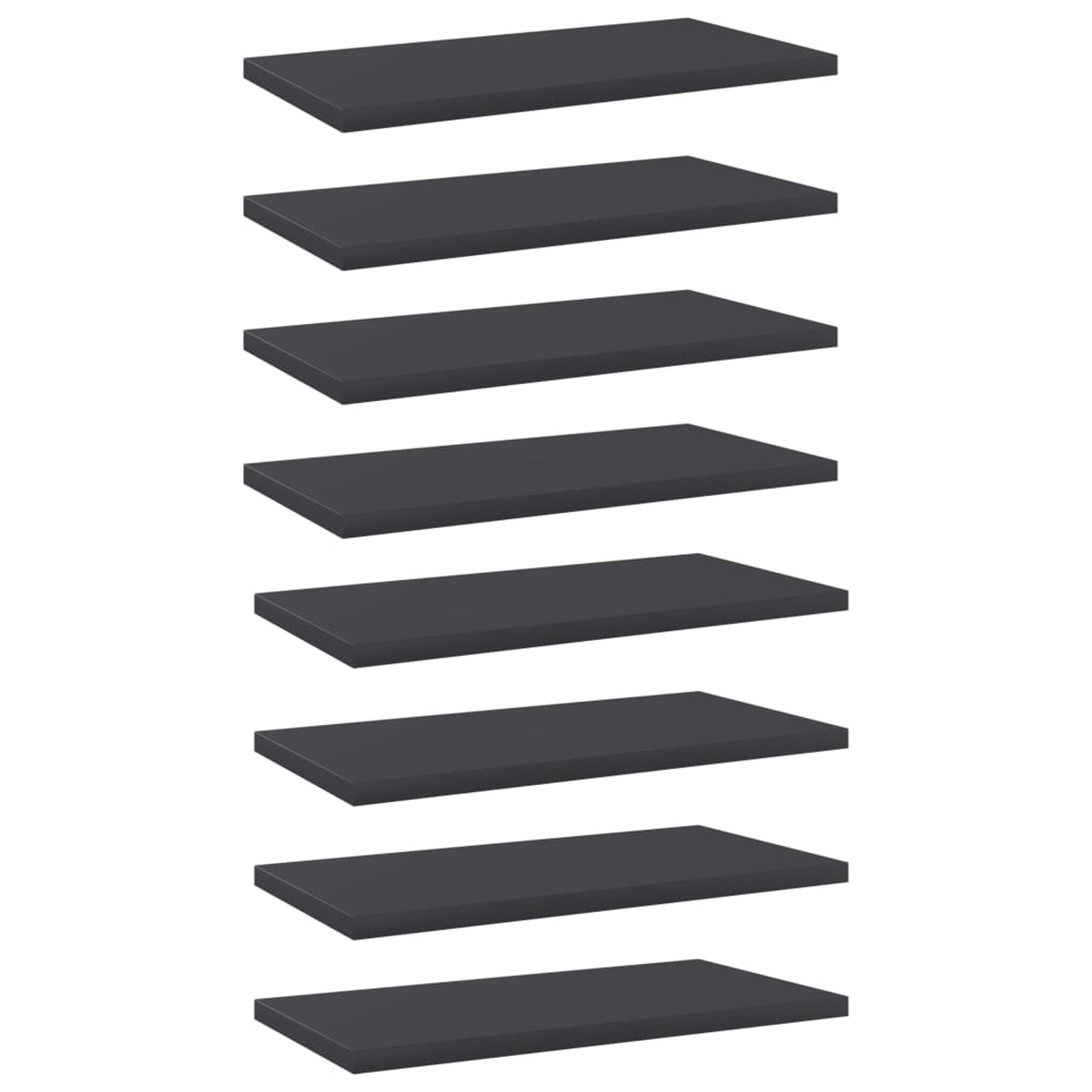 Dcenta 8 Piece Bookshelf Boards, Engineered Wood Replacement Panels