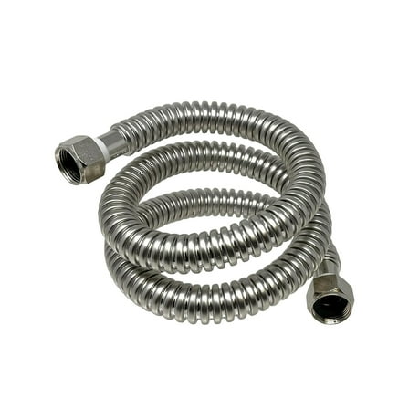 1-Pack 3/4" FIP x 48" 4Ft Stainless Steel Water Heater Flex Connector Certifi...