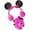 Hot Pink, variant on Disney Mickey Mouse Boys Winter Hat and Gloves Cold Weather Set, Age 4-7