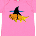 thumbnail image 4 of Inktastic Funny Goldfish with Shark Fin Boys or Girls Baby Bodysuit, 4 of 5