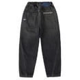 thumbnail image 6 of Gubotare Trendy Jeans for Teens Boys' Denim Jeans Elastic Waist Pants for Kids Size 12-13 (Black,12-13 Years), 6 of 8