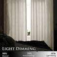 thumbnail image 5 of SMILETIME Velvet Curtains with Grommet, Thermal Insulated Super Soft Privacy Noise Reducing Light-Filtering Velvet Curtains for Living Room, 2 Panels, 5 of 7