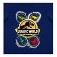 thumbnail image 2 of Playera Para Niño Jurassic World Jurassic World Cuello Redondo Manga Corta Talla 8 Azul Marino, 2 of 2