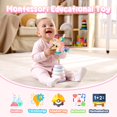 thumbnail image 2 of Montessori Toys OSIMILY Busy Cube para niñas de 1 a 3 años con sonajero, 2 of 6