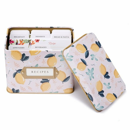 Jot Mark Recipe Card Complete Gift Box Lemon Zest Decorative