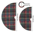 thumbnail image 5 of Yayeee Christmas Tree Skirt 35 inches for Xmas Tree Holiday Party Decoration, Warm Tartan Mosaic, 5 of 6