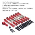 thumbnail image 3 of Brazo servo Vogacara Varilla de enlace ajustable Kit de varillas de unión control remoto rojo, 3 of 6