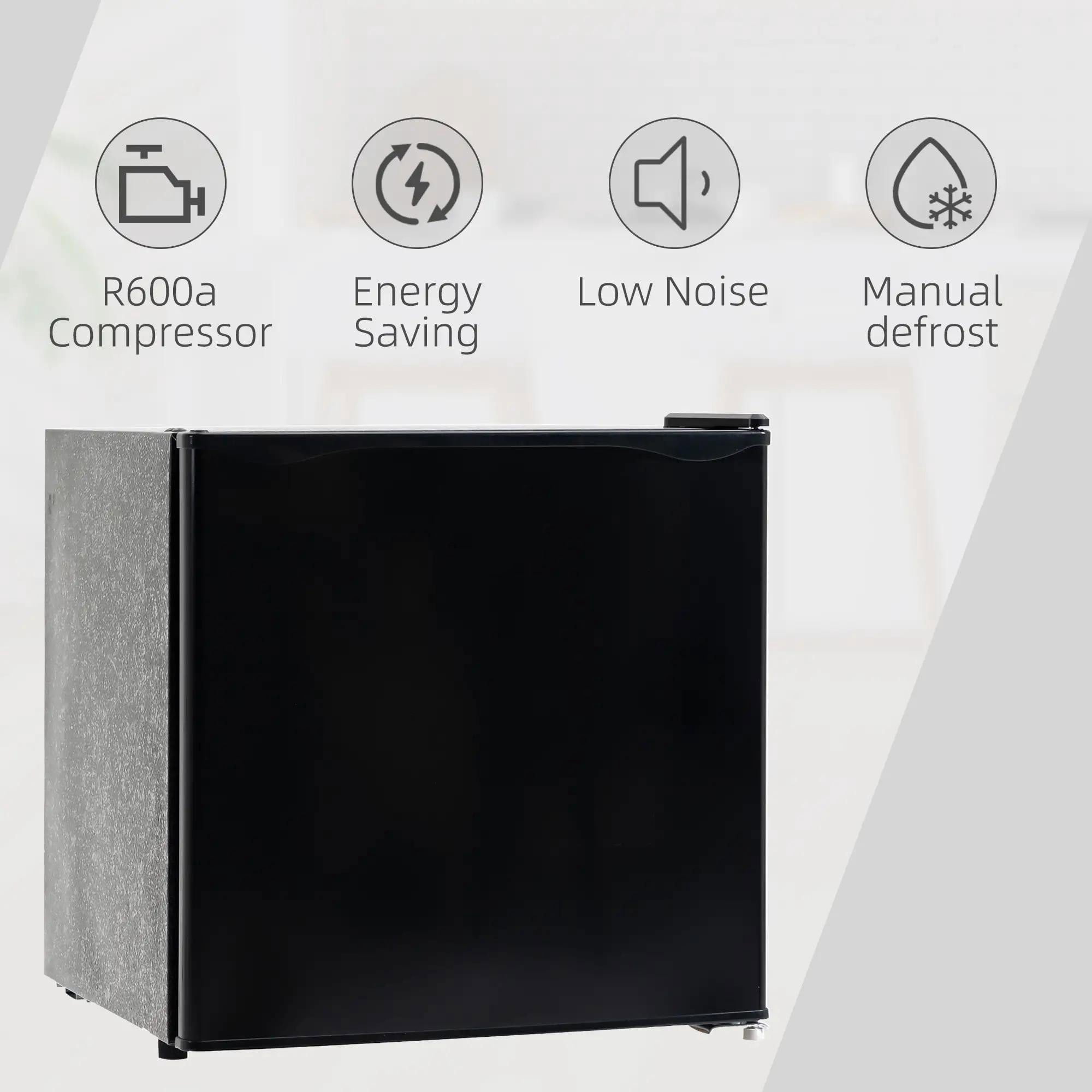 Resenkos Mini Freezer Countertop, 1.1 Cu.Ft Compact Upright Freezer with Removable Shelves, Dorm, Apartment and Office, Black
