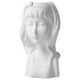 thumbnail image 1 of Maceta de cerámica con diseño de rostro de niña, estilo moderno, para plantas de interior. El 18x10x9.5cm, 1 of 6