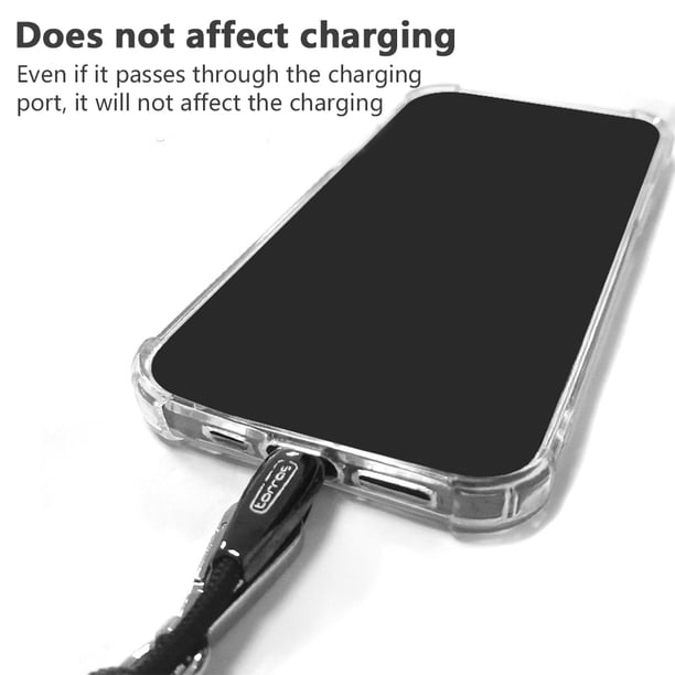 KINGLINK Cordón Universal Para Teléfono Celular, Correa Ajustable De Nailon Para El Cuello Para La Mayoría De Los Teléfonos Inteligentes, Se Puede Combinar Con Cualquier Funda De Teléfono