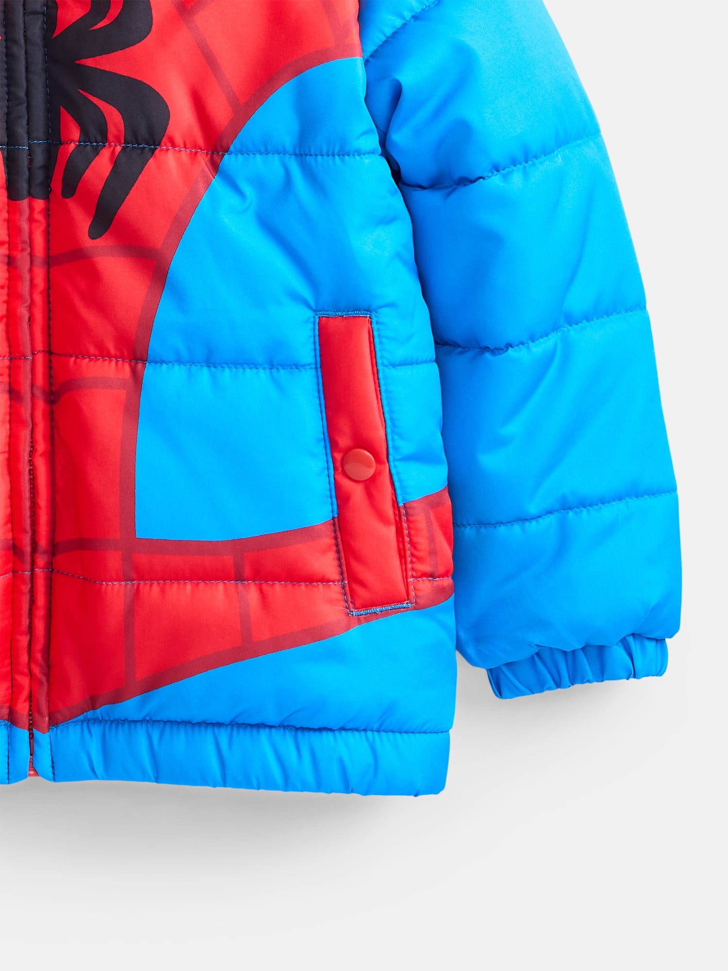 Spider-Man Toddler Boys Heavyweight Puffer Jacket, Sizes 2T-5T