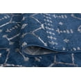 thumbnail image 6 of Madison Transitional 5' x 7' Navy and Cream Polypropylene Indoor Area Rug, 6 of 9